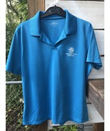 Plantation Palms Golf Club Land O&#39; Lakes FL Women&#39;s Medium Golf Shirt Bl... - £13.55 GBP
