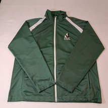 Sport-Tek LGH SAFETY FIRST Men's Green Jacket Full Zip Pockets Jacket Size Large image 10