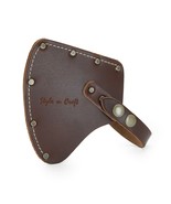 Style n Craft  98025 - Camper's Hatchet Sheath in Dark Tan Top Grain Leather - $19.99