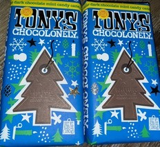 Tony&#39;s Chocolonely ~ Dark Chocolate Mint Bars 6.35 oz, 09/2025 ~ 2 Bars - €15,61 EUR