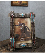 Native Indian Arrows With Navajo Diamond Turquoise Rocks Picture Photo F... - £18.95 GBP