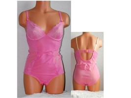 Cosmopolitan Intimates Bodysuit Sleepwear Mesh Sleeveless Nightwear  - $15.49