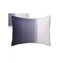 New 2 Vera Wang Dip Dye Dots King Pillow Shams Set - £102.62 GBP