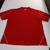 Russell Athletic Dri-Power BCAA Men's Red Polo Shirt Short Sleeve Size 2XL image 2
