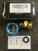 DBR Tech Shut Off Valve Heavy Duty Brass Leak Resistant Threading 3/4 Inch - $9.62