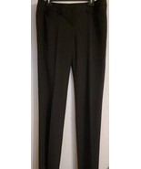 Michael By Michael Kors Black Pinstripe Dress Work Pants Size 10 Designer  - $12.16