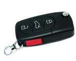 Folding Flip Key FOB for Audi A6 2003 2004 03 04 Remote Case with 4 Buttons - $28.49