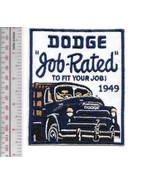 Vintage Trucking Dodge Chryler Truck Job Fit Concept 1948 Promo Patch b - $10.99