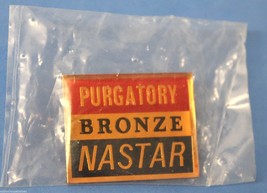 PURGATORY - Ski Pin Badge Skiing - RED NASTAR BRONZE - Colorado CO Mount... - £7.85 GBP