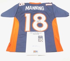 Peyton Manning Signed Jersey PSA/DNA Fanatics Broncos Autographed AUTO G... - £1,199.02 GBP