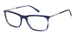 NEW Fossil FOS 7128 38I Crystal Blue Horn Eyeglasses 56/18/145 - $59.35