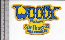 Vintage Surfing Australia Woody Surfboards Longboard 1960s Nowra Promo Patch 3x5 - £7.98 GBP