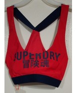 SuperDry Women&#39;s Combat Sports Bra Red Size 8 - $37.01 CAD