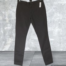 J.Crew SKinny-FIT Stretch Chino Pant Men&#39;s Sz 30 X 34 Charcoal Gray New - £34.79 GBP