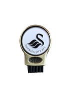 Swansea City Fc Gruve Cl EAN Er And Golf Ball Marker. Groove Cl EAN Ing Brush - £19.31 GBP