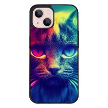 Cute Cat iPhone 13 Mini Case - Beautiful Phone Case for iPhone 13 Mini - Printed - £17.22 GBP