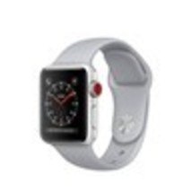 Apple Watch Series 3 38 mm Silver Aluminum Case White Sport Band MTEY2LL/A image 8