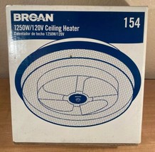 Broan 154 1250W/120V Ceiling Heater Ribbon Coil Heating Element NEW / OP... - £54.79 GBP