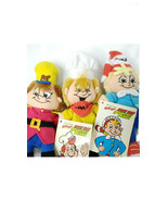 Kelloggs Snap Crackle Pop Plush Dolls 1997 Bean Bag Breakfast Bunch Vintage Toys - $13.86