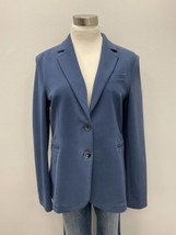 Circolo 1901 long cotton slim fit jacket in Blue - size 48 - $259.38