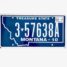 2013 United States Montana Yellowstone County Passenger License Plate 3 57638A - £13.18 GBP