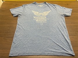 Lucky Brand Men’s Blue Short-Sleeve T-Shirt - XL - Faded - £9.43 GBP