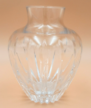 Atlantis Style Crystal D&#39;Arques Heavy Lead Crystal Vase 6.5&quot; - £7.84 GBP