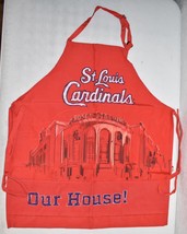 St. Louis Cardinals Busch Stadium Red Apron - Sports Crate - £11.15 GBP