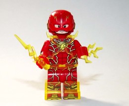 PLTOYS The Flash 2023 Yellow lightning Movie Minifigure Custom US Toy - £4.54 GBP