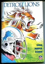 Detroit Lions NFL Football Team  Media Guide-1988-pix-stats-info-VG - $31.53