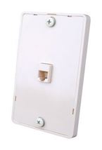Monster Cable Wall Mount Telephone Line Wall Plate Modular 4 Conductor I... - £26.58 GBP