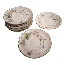 Vintage Epoch Summer Hill Pattern #E530 by Noritake 5 7/8&quot; Saucers - Set... - £15.56 GBP