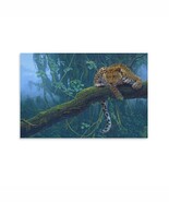 Animal Poster Leopard Bedroom Unframed Inside Canvas Wallart 18x12 Inch ... - $19.12 CAD