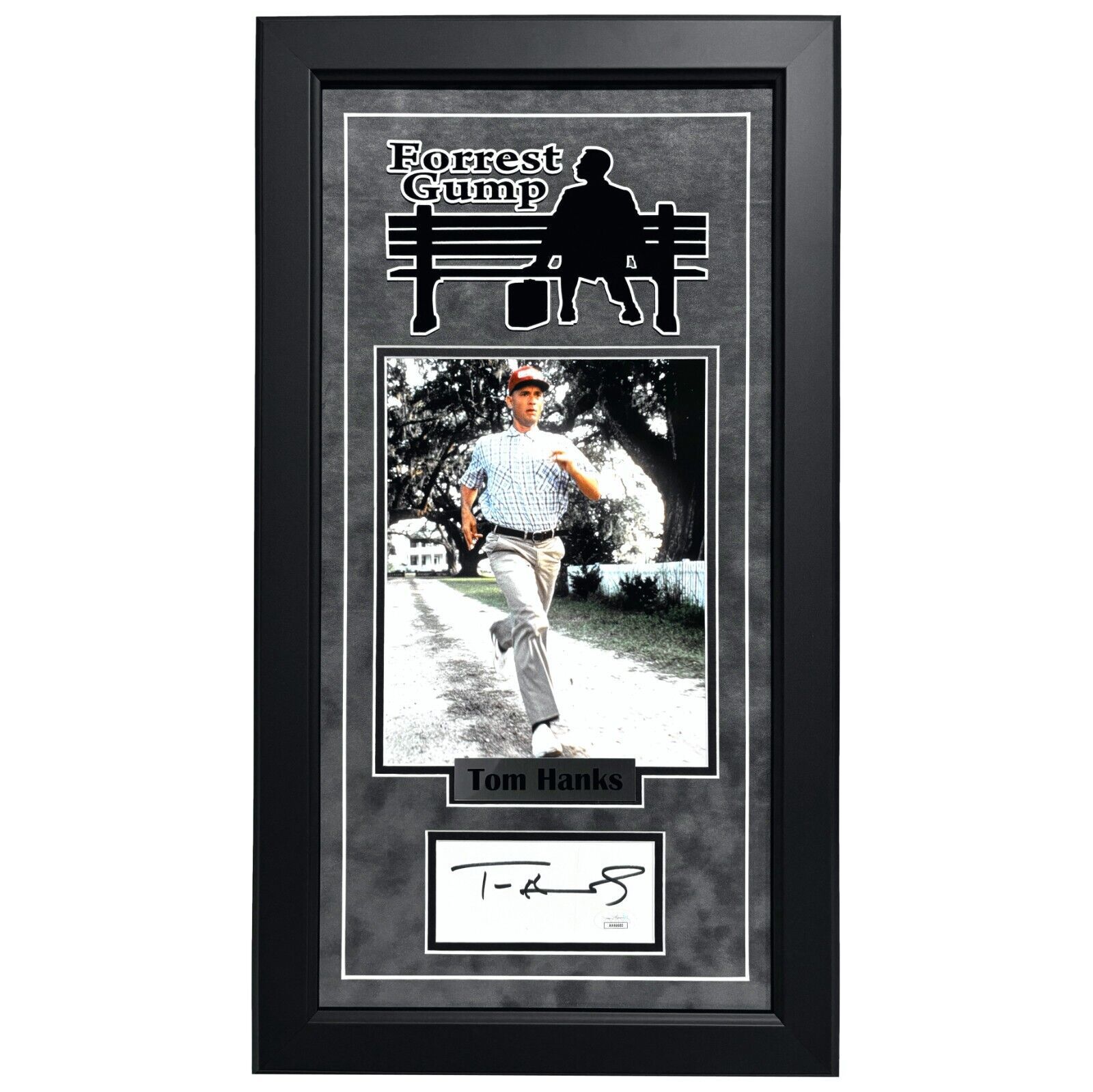 Tom Hanks Autographed Forrest Gump Cut Photo Framed Collage JSA COA Signed - $799.95