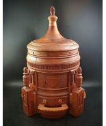 Hand Carved Wood Caja De Agua Model At San Luis Potosí 15&quot; T x 10.5&quot;, Ra... - $3,686.99 MXN
