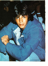 Jimmy Mcnichol teen magazine pinup clipping blue jacket bundled up sitti... - £2.75 GBP