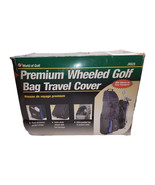 WORLD OF GOLF Extra Padded Golf Bag Travel Cover Gray Luggage Wheels NEW... - $37.82 CAD