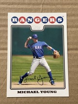 2008 Topps Baseball #635 Michael Young Rangers - $1.89