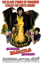 Scream Blacula Scream - 1973 - Movie Poster Magnet - £9.72 GBP