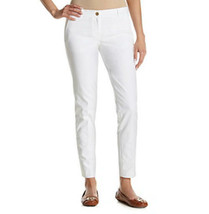 MSRP $98 Michael Kors Miranda Tailored Pants White Size 8 (STAINED) - £9.37 GBP