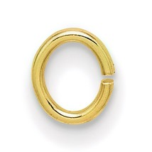 Gold Filled 20GA Oval Jump Rings 4.8mm - Pack of 6 - £9.12 GBP