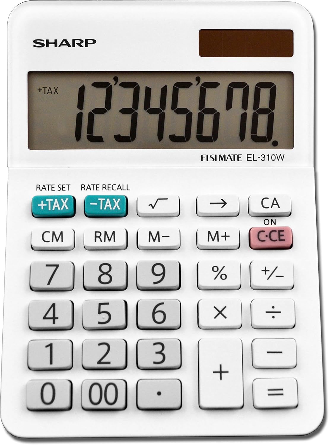 Calculator, Sharp El-310Wb, White 3.125, 3.38 X 4.75 X 1.0 Inches. - $30.92