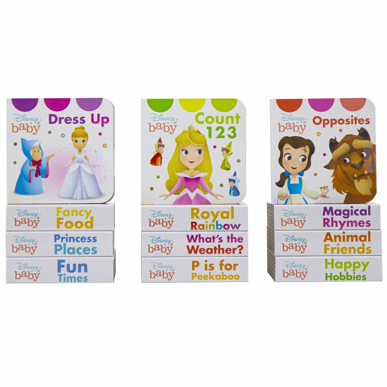 Disney Baby Princess Cinderella, Belle, Ariel and More! 12 Books Item image 4