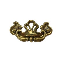 1986 Brass Drawer Handles Pulls Ornate Salvage Hardware Vintage - £5.18 GBP