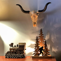 Scratch &amp; Dent 14-Inch Longhorn Steer Skull Resin Home Wall Art Décor - £26.35 GBP