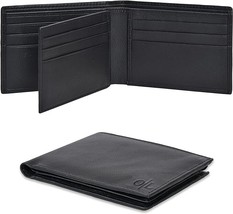 Real Leather Bifold Wallet for Men Wallets 9 Credit Cards 3.5 x 4.35 x 0... - $22.01 Real Leather Bifold Wallet for Men Wallets 9 Credit Cards 3.5 x 4.35 x 0... - $22.01