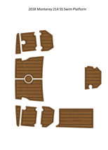 2018 Monterey 214 SS Swim Platform Step Pad Boat EVA Foam Faux Teak Deck... - $315.00