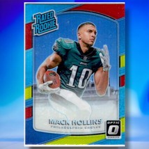 2017 Panini Donruss Optic Yellow Red RC #161 Mack Hollins Philadelphia Eagles - £1.34 GBP