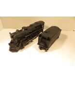 LIONEL POST-WAR 2025 STEAM LOCO W/6466W WHISTLE TENDER- RUNS EXC.- FAIR ... - $127.96