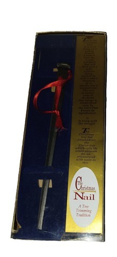 "The Christmas Nail" A Tree Trimming Tradition In Original Box 8" Item image 3